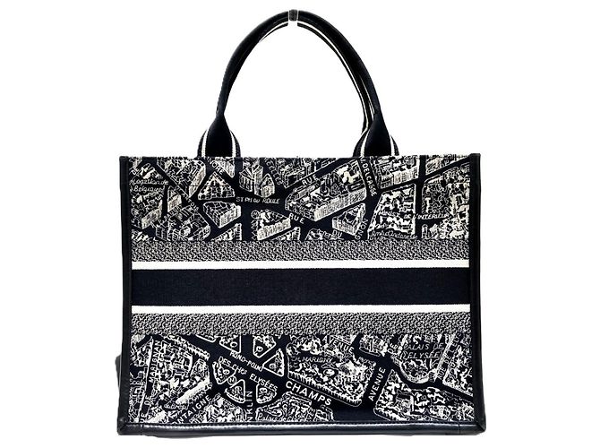 Bolso Book Tote Medium Christian Dior Negro - vista 2