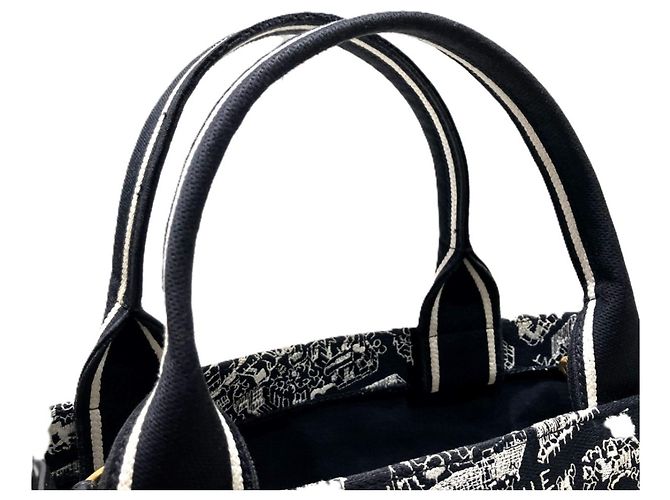 Bolso Book Tote Medium Christian Dior Negro - vista 7