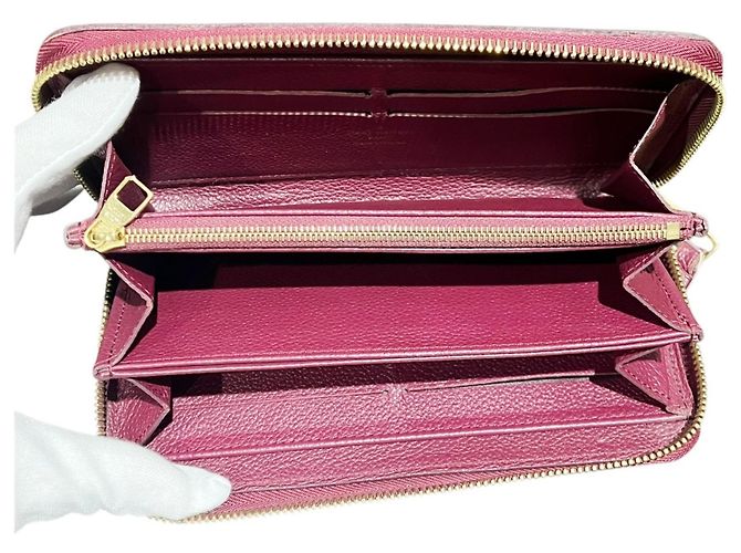 Louis Vuitton Zippy Wallet Long Monogram Empreinte Leather Rot - Ansicht 3