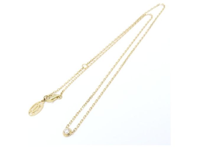 Collana CARTIER Damour SM in diamanti e oro giallo 18K - vista 4