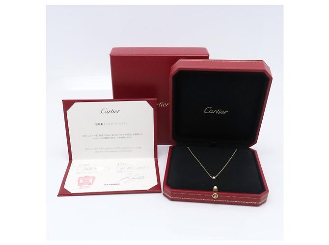 Collana CARTIER Damour SM in diamanti e oro giallo 18K - vista 8