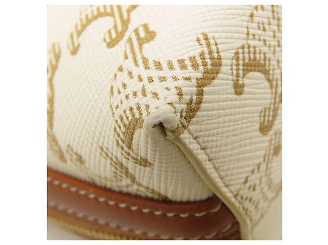 Céline Bolso de hombro clutch con cadena Celine Blanco - vista 15