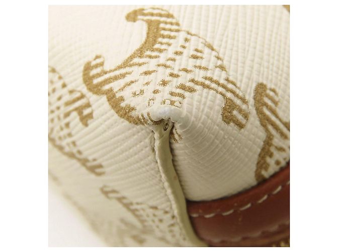 Céline Bolso de hombro clutch con cadena Celine Blanco - vista 16
