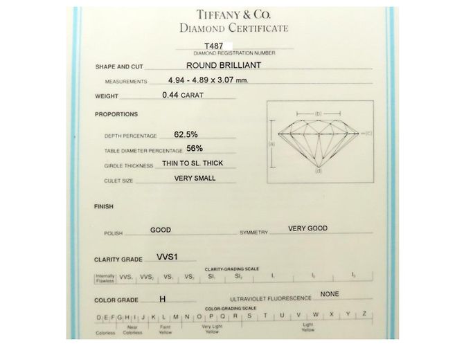 Autre Marque Tiffany & Co. Solitär-Diamantring - Ansicht 8