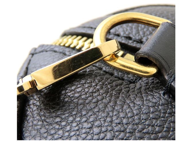 Borsa Louis Vuitton Monogram Empreinte Speedy Bandoulière 20 Nero - vista 10