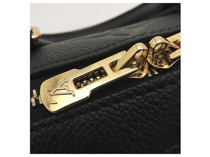 Borsa Louis Vuitton Monogram Empreinte Speedy Bandoulière 20 Nero - vista 12