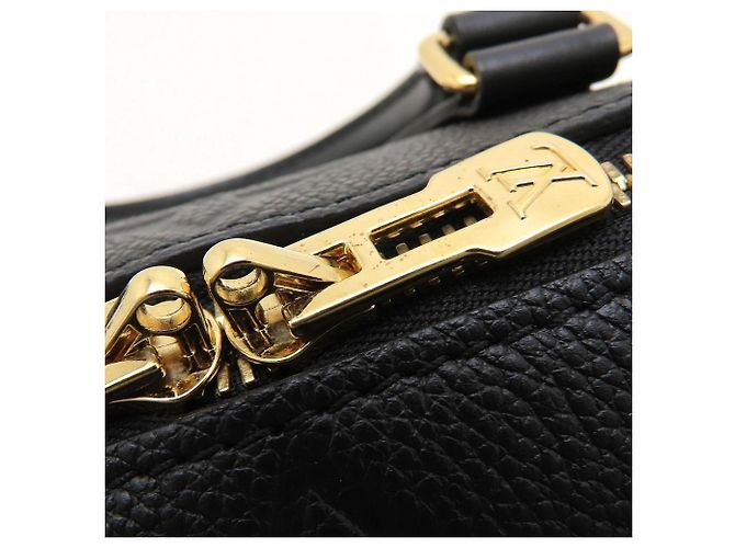 Borsa Louis Vuitton Monogram Empreinte Speedy Bandoulière 20 Nero - vista 13