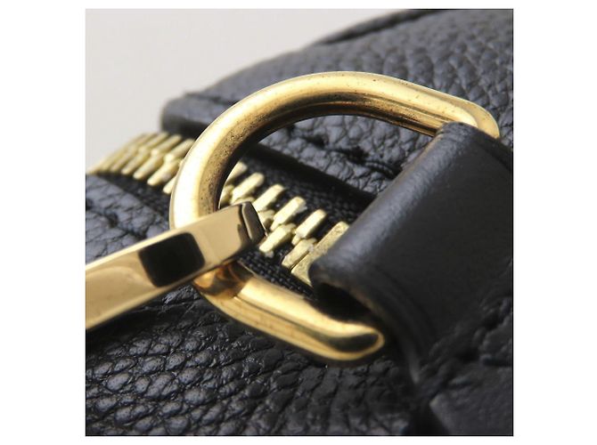 Borsa Louis Vuitton Monogram Empreinte Speedy Bandoulière 20 Nero - vista 9