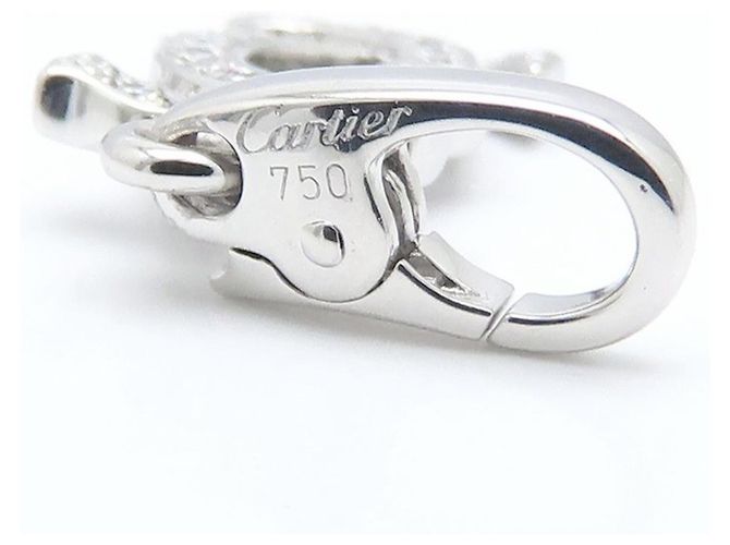 Pendente Cartier 2C Diamanti in Oro Bianco 18K - vista 6