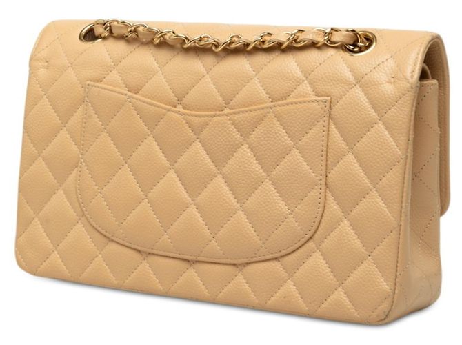 Timeless Borsa a tracolla Chanel Coco Mark Matelassé Beige - vista 2