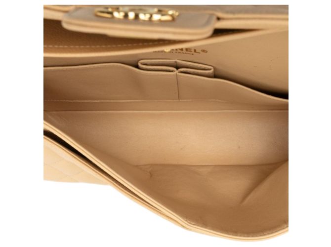 Timeless Borsa a tracolla Chanel Coco Mark Matelassé Beige - vista 4