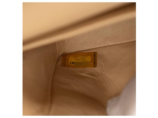Timeless Borsa a tracolla Chanel Coco Mark Matelassé Beige - vista 6