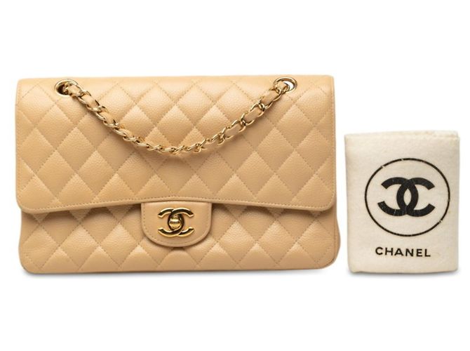 Timeless Borsa a tracolla Chanel Coco Mark Matelassé Beige - vista 7