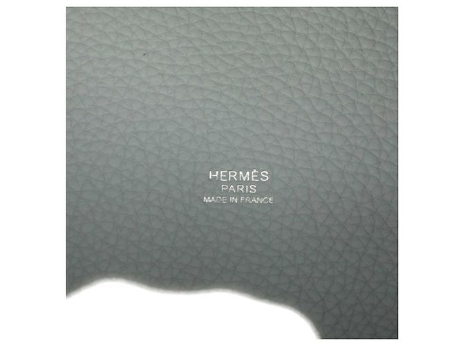 Hermès Sac à main Hermes Picotin Lock Marron Bleu clair - vue 5