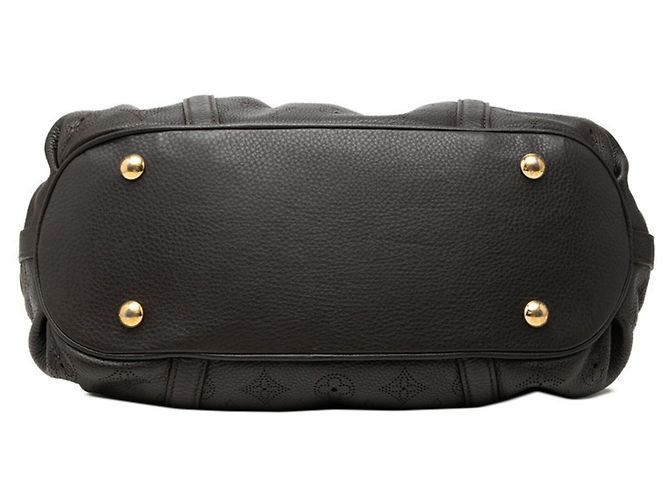 Borsa Louis Vuitton Monogram Mahina Lunar PM Marrone Cioccolato Monogramma - vista 3