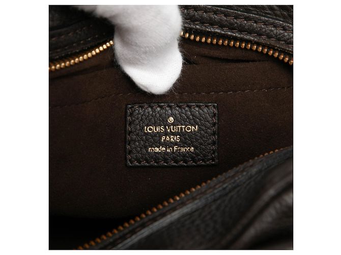 Borsa Louis Vuitton Monogram Mahina Lunar PM Marrone Cioccolato Monogramma - vista 5