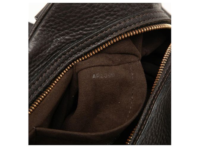 Borsa Louis Vuitton Monogram Mahina Lunar PM Marrone Cioccolato Monogramma - vista 6