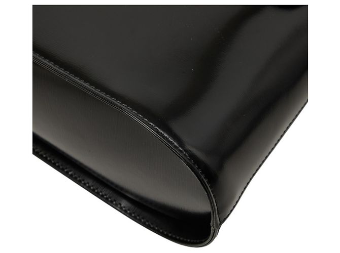 Autre Marque Sac à main Saint Laurent en cuir noir - vue 4