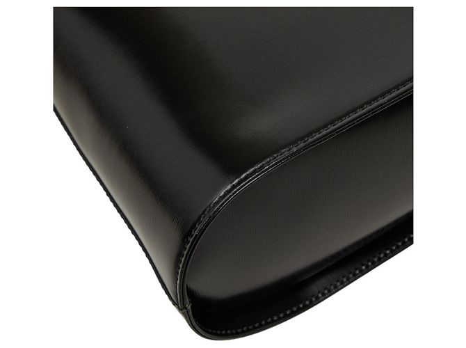 Autre Marque Sac à main Saint Laurent en cuir noir - vue 7