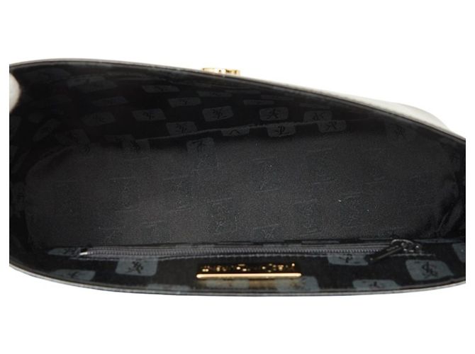 Autre Marque Sac à main Saint Laurent en cuir noir - vue 8