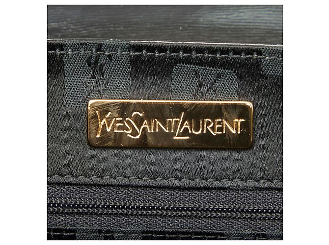 Autre Marque Sac à main Saint Laurent en cuir noir - vue 9