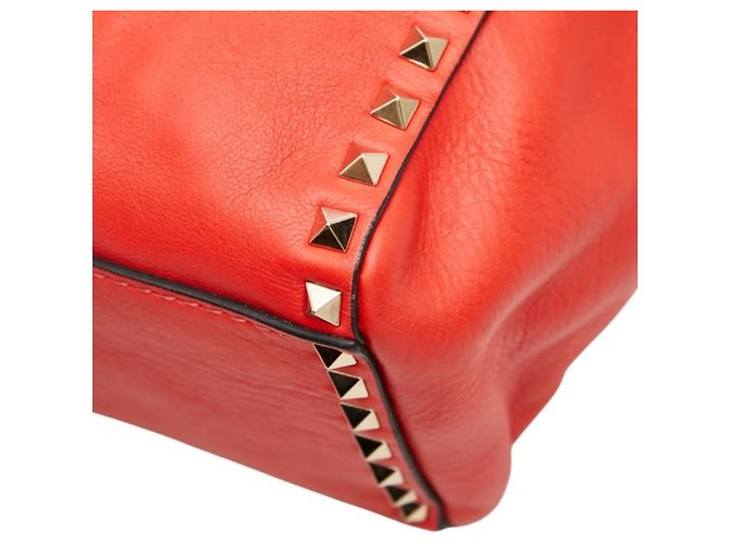 Valentino Rockstud Handtasche Rot - Ansicht 4