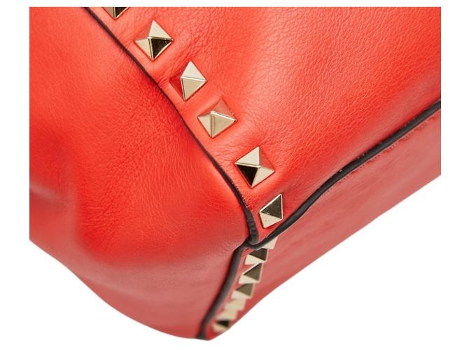 Valentino Rockstud Handtasche Rot - Ansicht 5