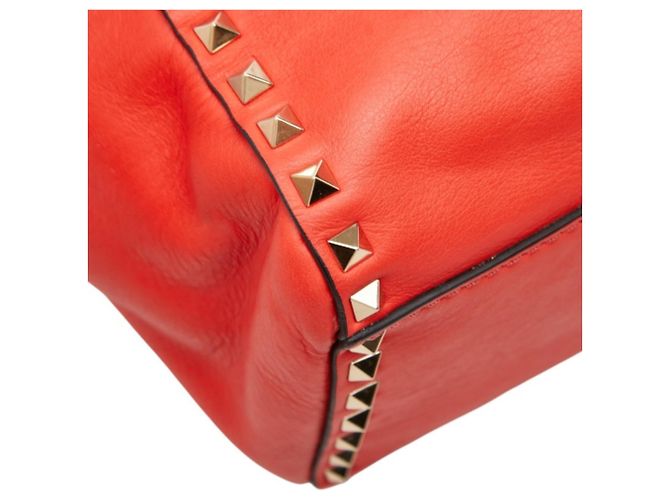 Valentino Rockstud Handtasche Rot - Ansicht 6