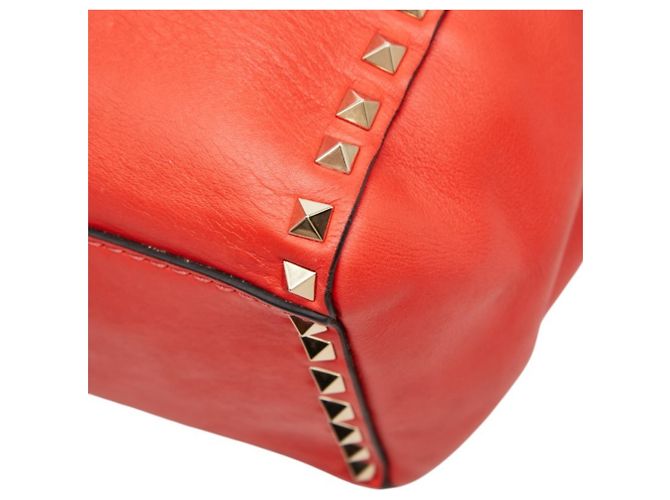Valentino Rockstud Handtasche Rot - Ansicht 7