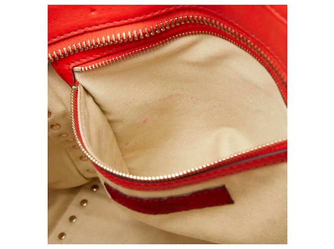 Valentino Rockstud Handtasche Rot - Ansicht 9