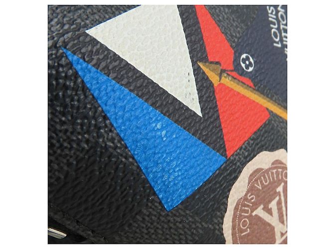 Borsa a tracolla Louis Vuitton Damier Graphite Avenue Marrone Nero - vista 18