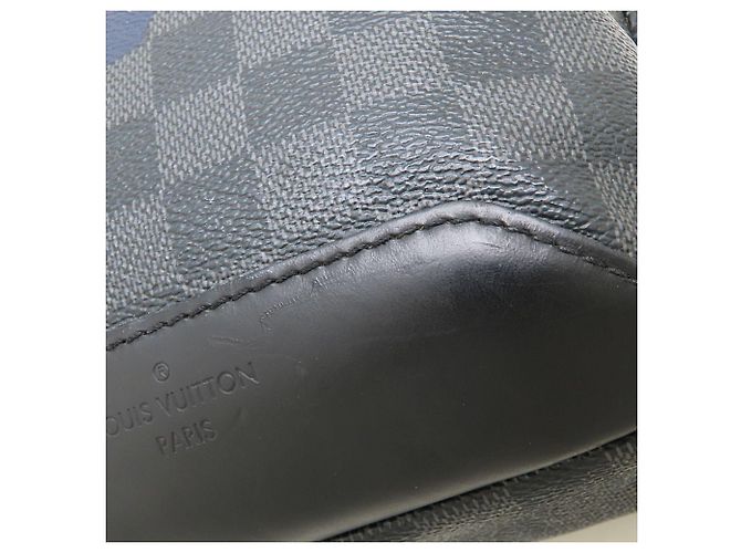 Borsa a tracolla Louis Vuitton Damier Graphite Avenue Marrone Nero - vista 23