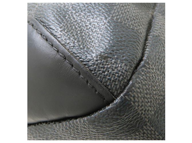 Borsa a tracolla Louis Vuitton Damier Graphite Avenue Marrone Nero - vista 24