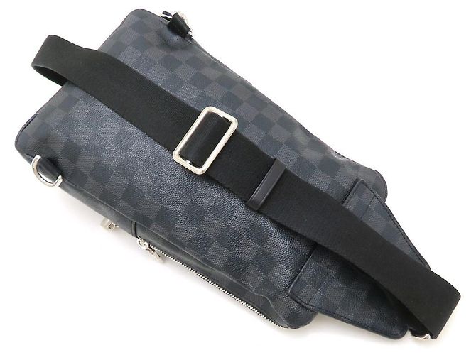 Borsa a tracolla Louis Vuitton Damier Graphite Avenue Marrone Nero - vista 5