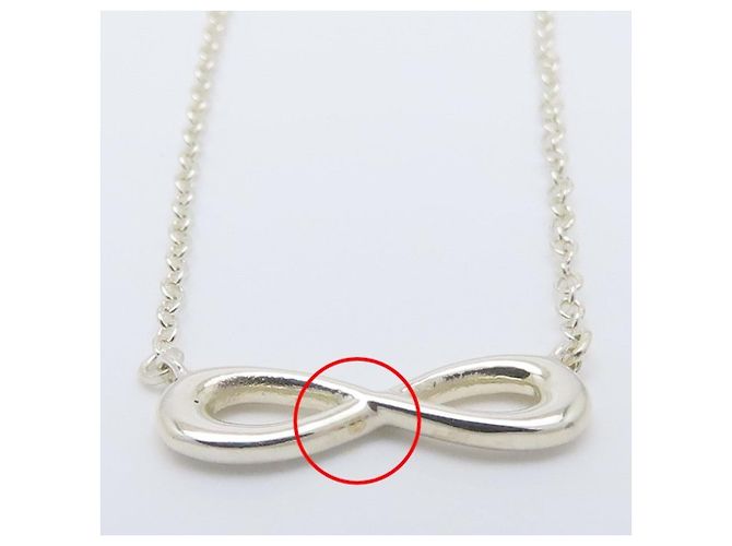 Autre Marque Tiffany & Co. Infinity Halskette aus Sterlingsilber 925 - Ansicht 3
