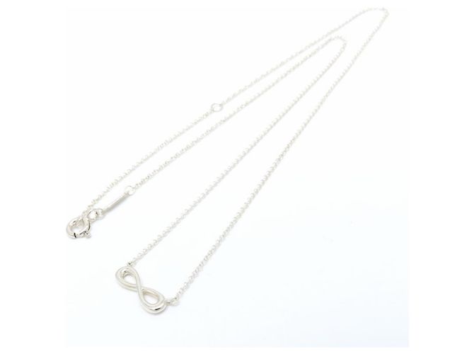 Autre Marque Tiffany & Co. Infinity Halskette aus Sterlingsilber 925 - Ansicht 4