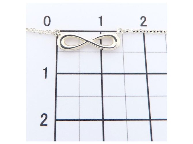 Autre Marque Tiffany & Co. Infinity Halskette aus Sterlingsilber 925 - Ansicht 7