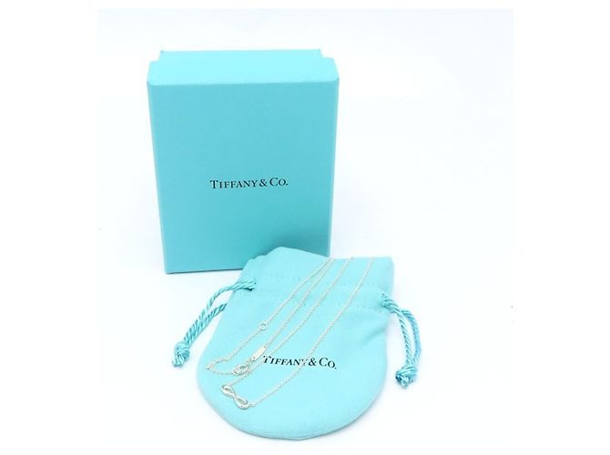 Autre Marque Tiffany & Co. Infinity Halskette aus Sterlingsilber 925 - Ansicht 8