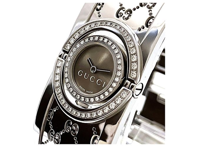 Reloj de pulsera Gucci Quartz con esfera marrón - vista 4