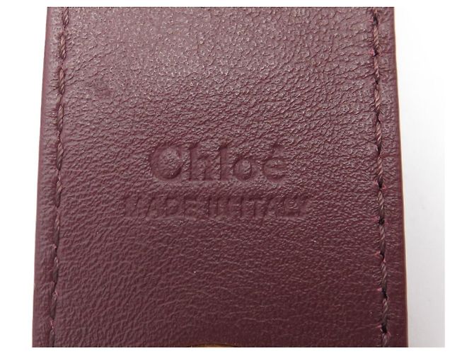 Chloé NEUF ANSE BANDOULIERE CHLOE EN CUIR MARRON & FOULARD EN SOIE PR SAC STRAP - vue 3