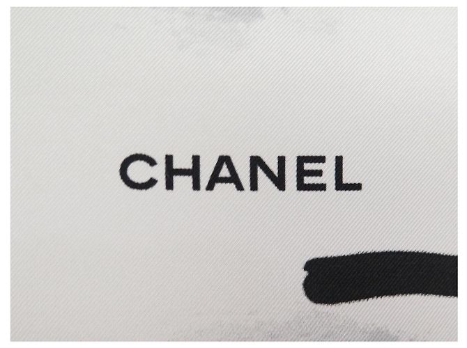 NEU CHANEL 31 RU CAMBON CC LOGO QUADRATISCHES TUCH 90 SEIDE BOX SILK SCARF - Ansicht 6