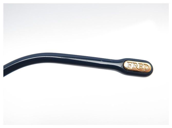 THE FRED FORCE 10 FG40079U SONNENBRILLE BLAUE GLÄSER METALL Golden - Ansicht 12