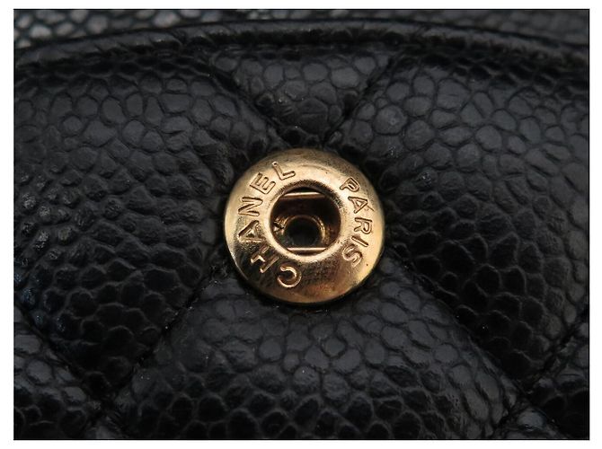 BORSA A MANO CHANEL TIMELESS CLASSIQUE MEDIUM A01112 IN PELLE CAVIAR NERA BAG 10300 Nero - vista 12