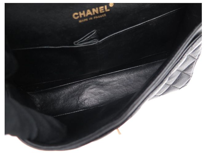 BORSA A MANO CHANEL TIMELESS CLASSIQUE MEDIUM A01112 IN PELLE CAVIAR NERA BAG 10300 Nero - vista 13