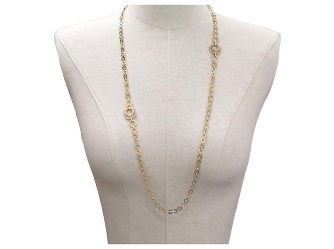 COLLANA PIAGET SAUTOIR POSSESSION 86CM ORO 18K DIAMANTI 45.2GR D'oro - vista 4