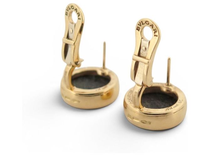 ORECCHINI BULGARI MONETE MONETA ANTICA PRIMA DI CRISTO ORO 18K 22.5GR EARRINGS D'oro - vista 4