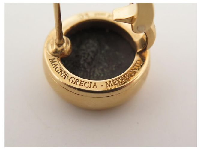 ORECCHINI BULGARI MONETE MONETA ANTICA PRIMA DI CRISTO ORO 18K 22.5GR EARRINGS D'oro - vista 7