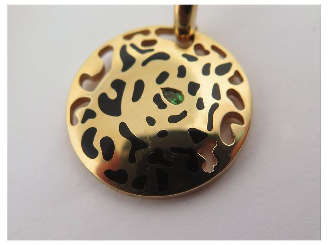 ORECCHINI CARTIER PANTHERE B8042500 PENDENTI ORO GIALLO 18K 15.1GR D'oro - vista 10