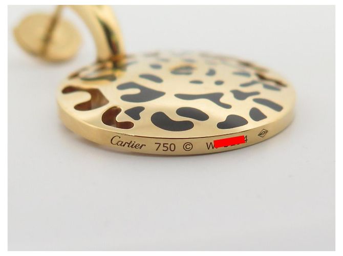 ORECCHINI CARTIER PANTHERE B8042500 PENDENTI ORO GIALLO 18K 15.1GR D'oro - vista 14