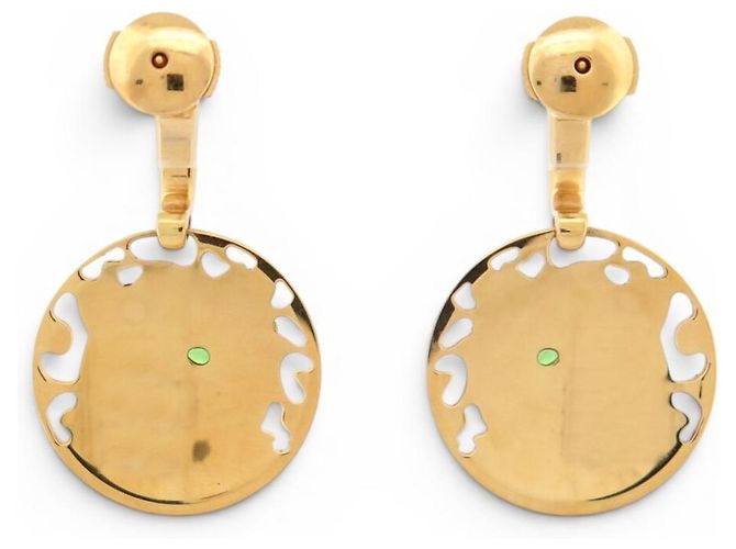 ORECCHINI CARTIER PANTHERE B8042500 PENDENTI ORO GIALLO 18K 15.1GR D'oro - vista 3